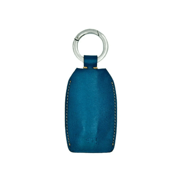 Colt Model Leather Keychain- Blue Color
